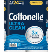 Image of Cottonelle Ultra Clean Strong Toilet Paper (6-Mega Rolls)