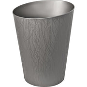 Image of Hefty 2.3 Gal. Gun Metal Wastebasket