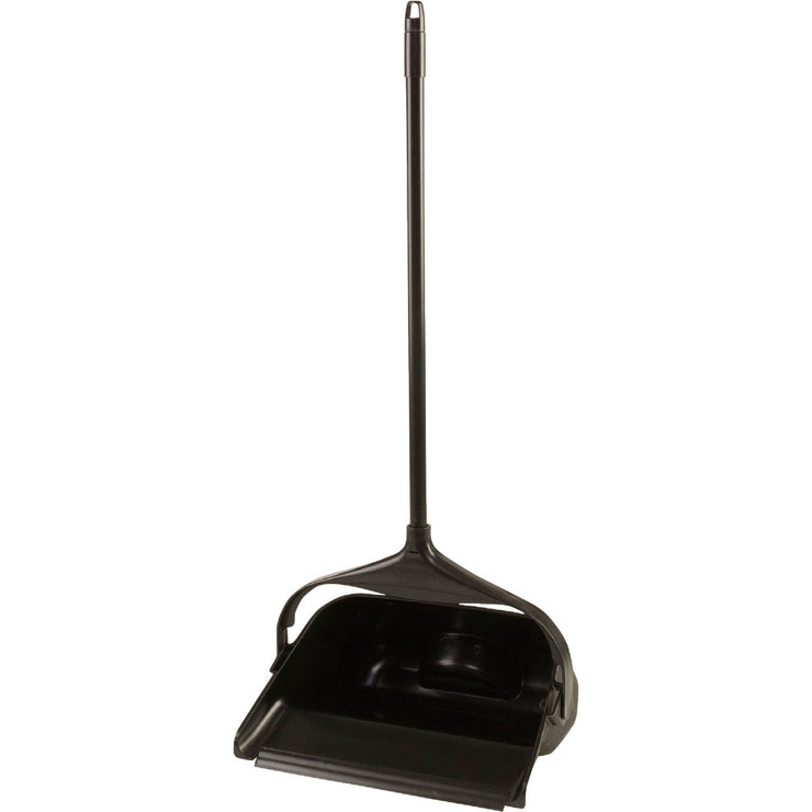 Image of Rubbermaid Commercial Lobby Pro Black Upright Dustpan