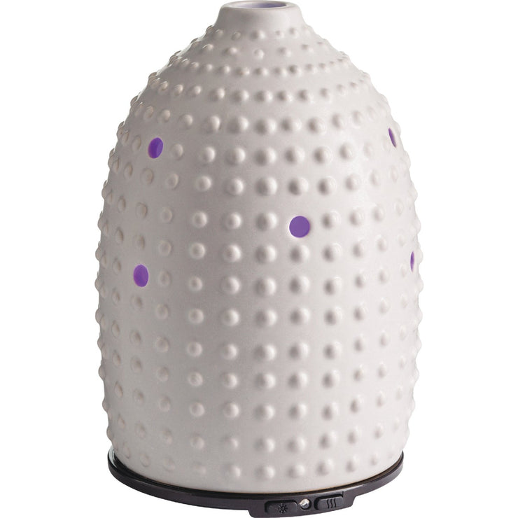 Image of Candle Warmers Airome Ultra Sonic Essential Oil Diffuser - Gray Hobnail
