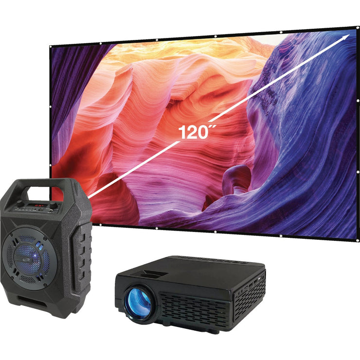 Image of iLive Pop-Up Movie Theater Kit