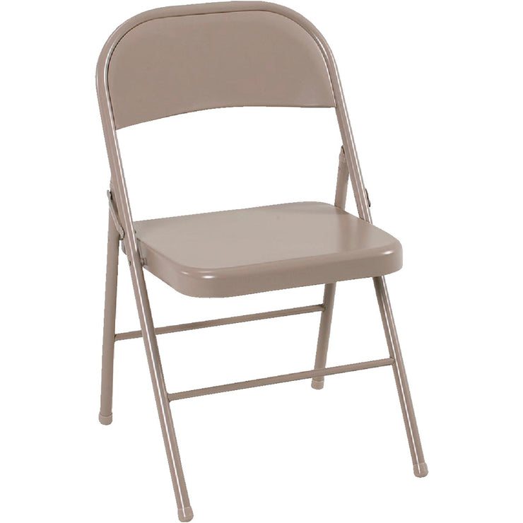 Image of COSCO Tan All Steel Folding Chair