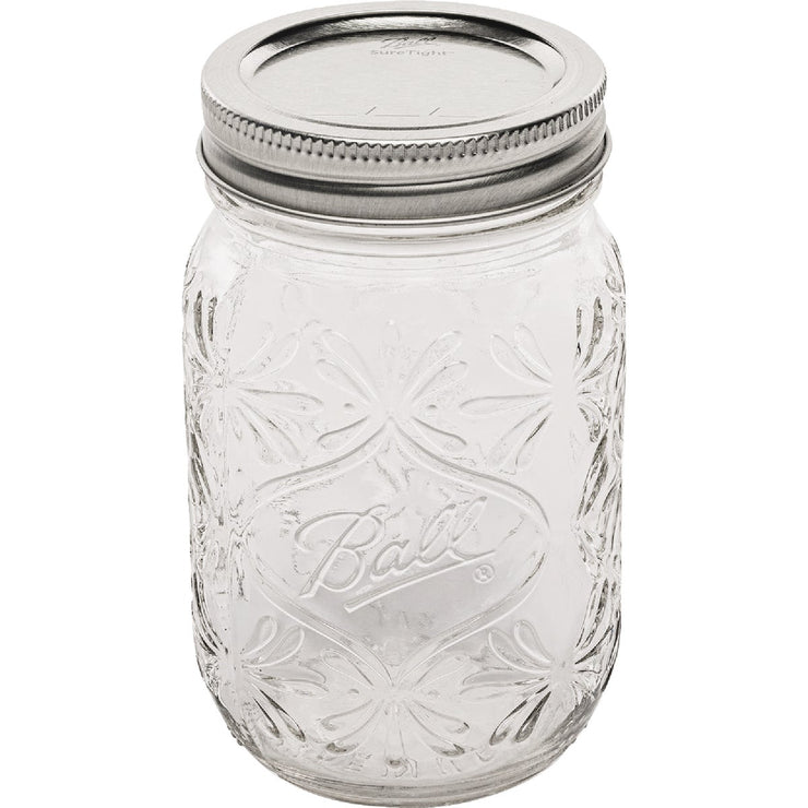 Image of Ball 16 Oz. Regular Mouth 140th Anniversary Keepsake Mason Jars (4-Pack)