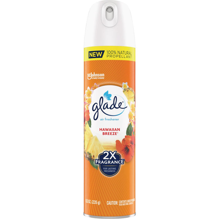Image of Glade 2X Fragrance 8.3 Oz. Hawaiian Breeze Spray Air Freshener