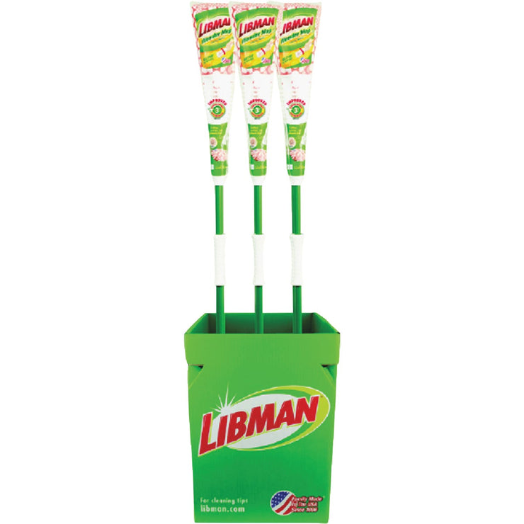 Libman Wonder Microfiber Twist Mop Floor Display (12-Piece) – Hemlock ...