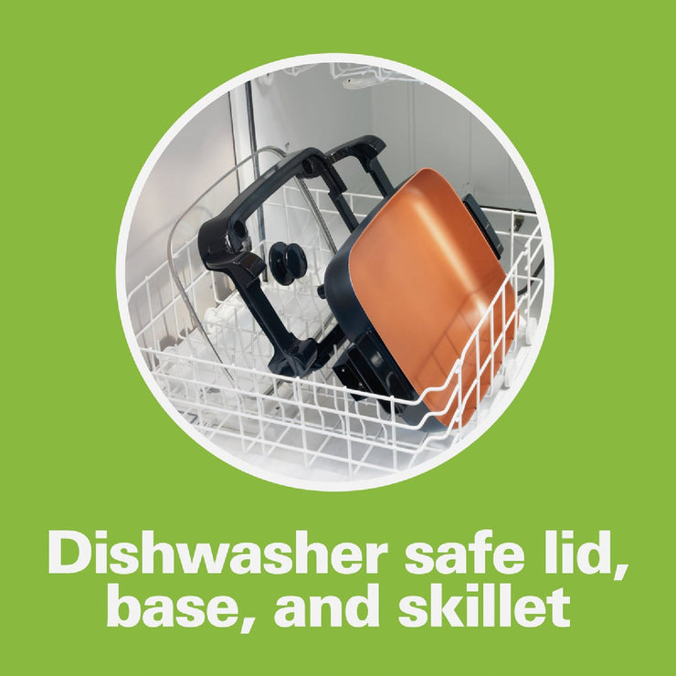 Image of Hamilton Beach Durathon Ceramic Skillet with Removable Pan