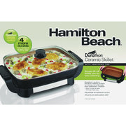 Image of Hamilton Beach Durathon Ceramic Skillet with Removable Pan