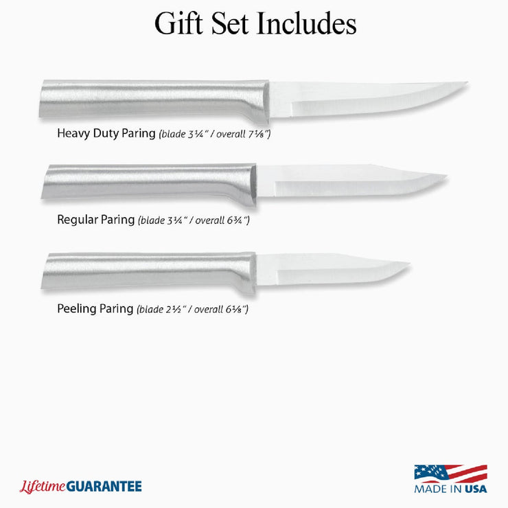 Image of Rada Cutlery 3-Piece Paring Knife Galore Set