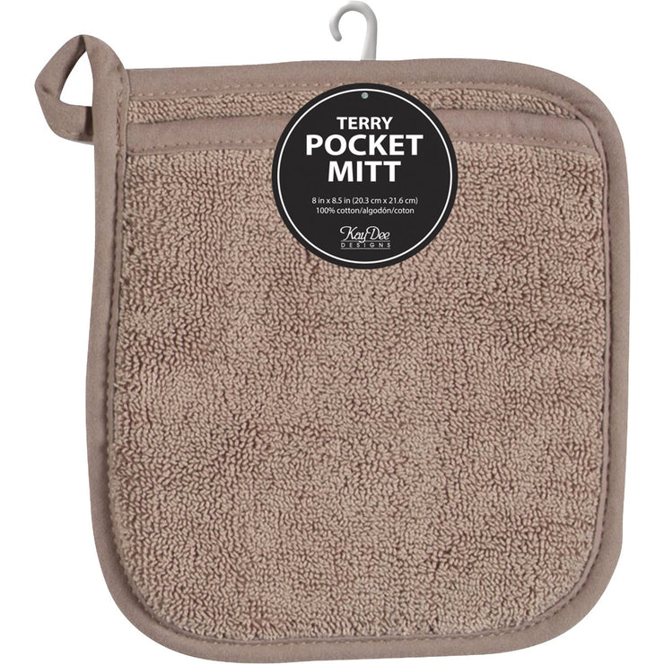 Image of  Kay Dee Designs Taupe Pocket Oven Mitt
