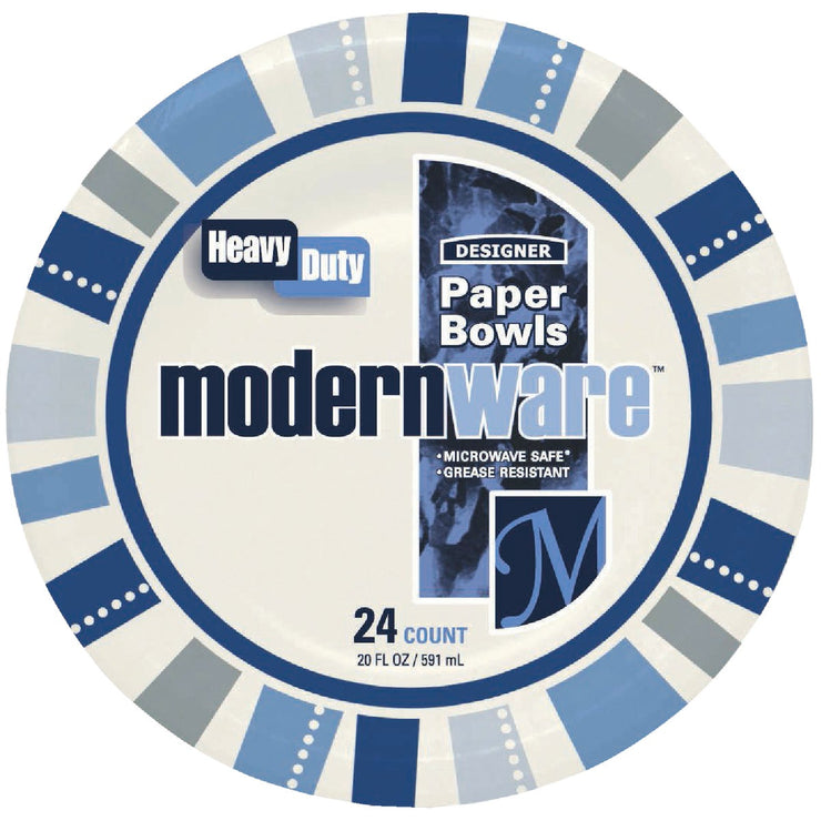 Image of AJM ModernWare 20 Oz. Paper Bowl (24-Count)