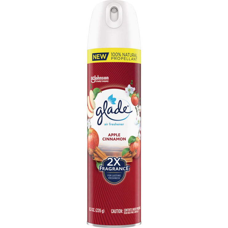 Image of Glade 2X Fragrance 8.3 Oz. Apple Cinnamon Spray Air Freshener