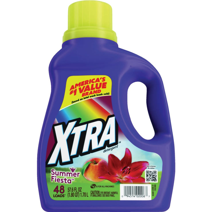 Image of Xtra 57.6 Oz. Summer Fiesta Liquid Laundry Detergent