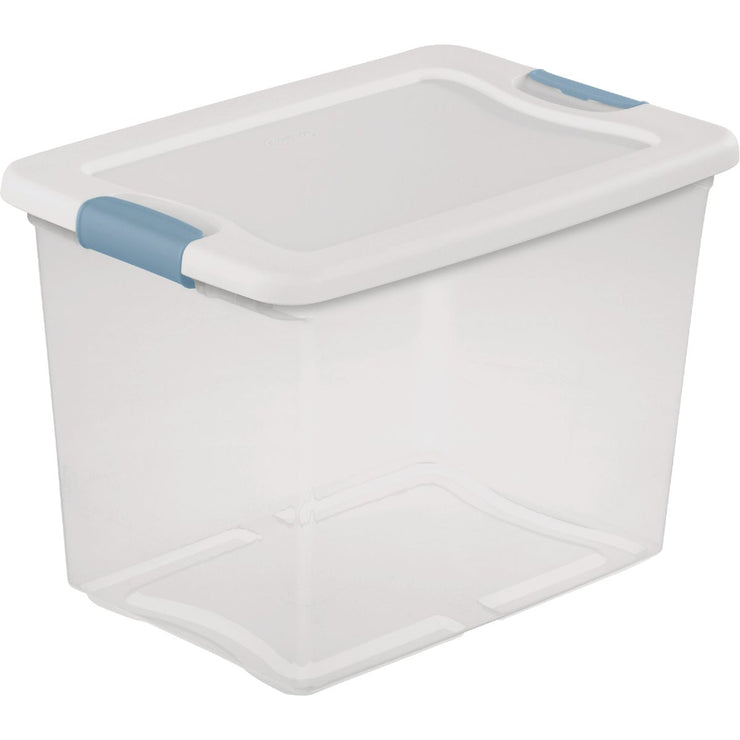 Image of Sterilite 25 Qt./24L White Latching Box