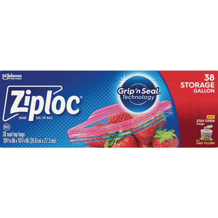 Image of Ziploc Gal. Food Storage Bag (38-Count)