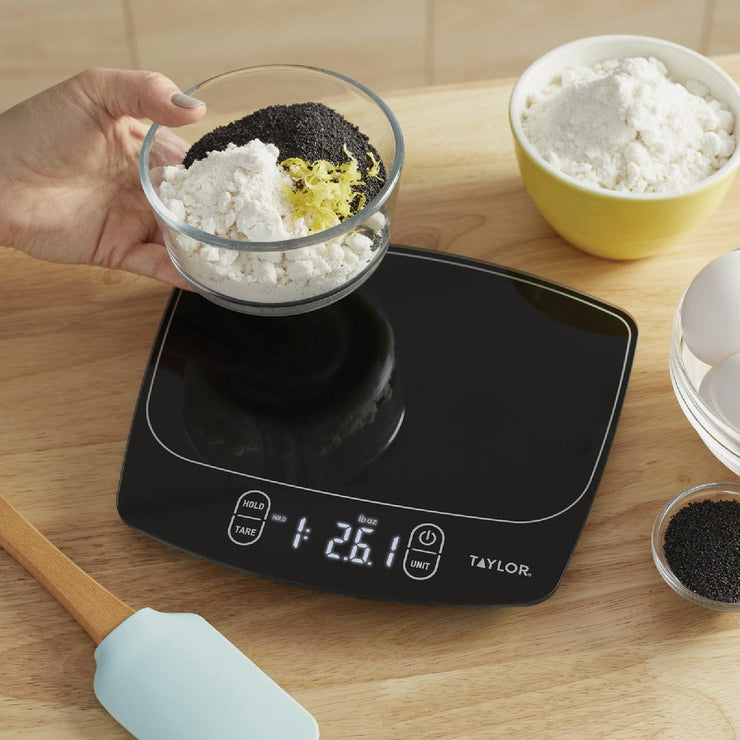 Image of Taylor 11 Lb. Capacity Waterproof Digital Kitchen Scale