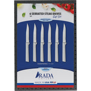 Image of Rada Cutlery 6-Piece Serrated Steak Knife Set