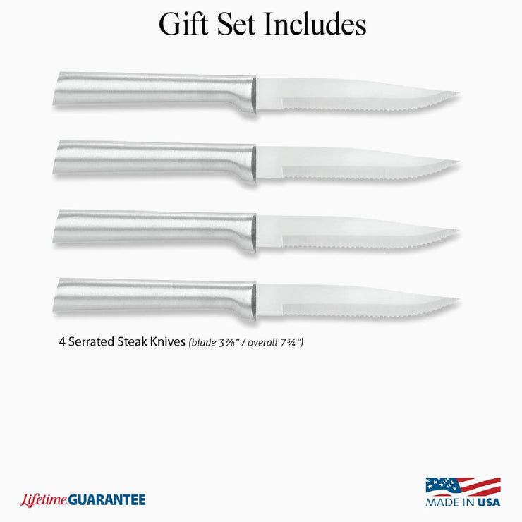 Image of Rada Cutlery 4-Piece Serrated Steak Knife Set