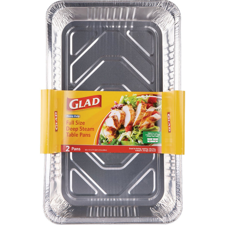 Image of Glad Full Size Deep Steam Table Pan (2-Count)