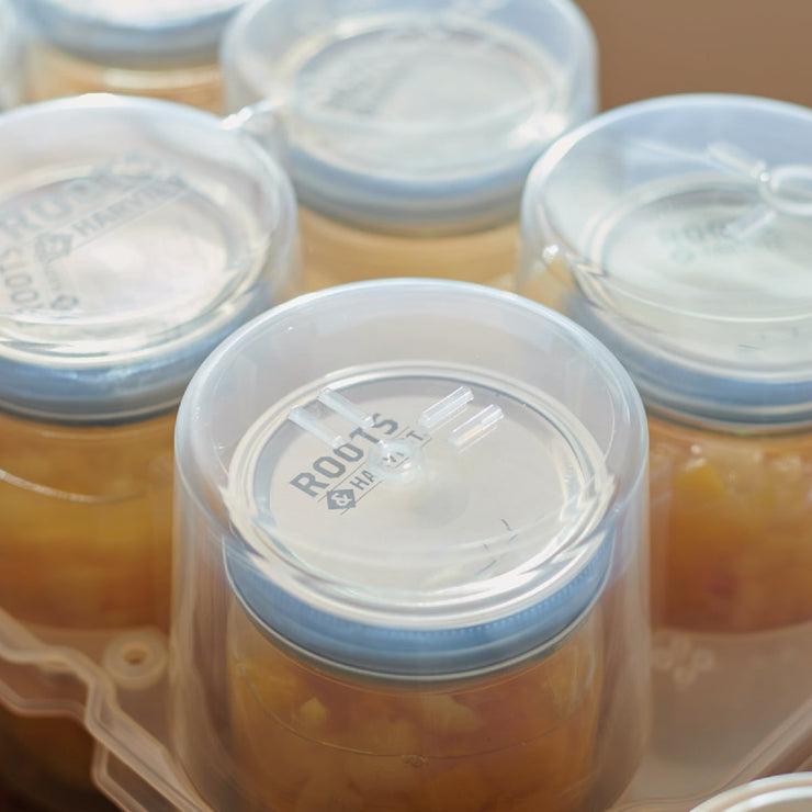 Image of Roots & Harvest SafeCrate Quart Jar Storage Container (6 Jar Capacity)