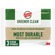 Image of Scotch-Brite Greener Clean Non-Scratch Scrub Sponge (3-Pack)