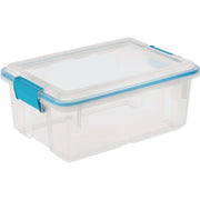 Image of Sterilite 12 Qt./11.4L Blue Aquarium Gasket Box