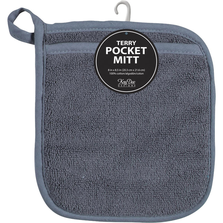 Image of  Kay Dee Designs Charcoal Pocket Oven Mitt