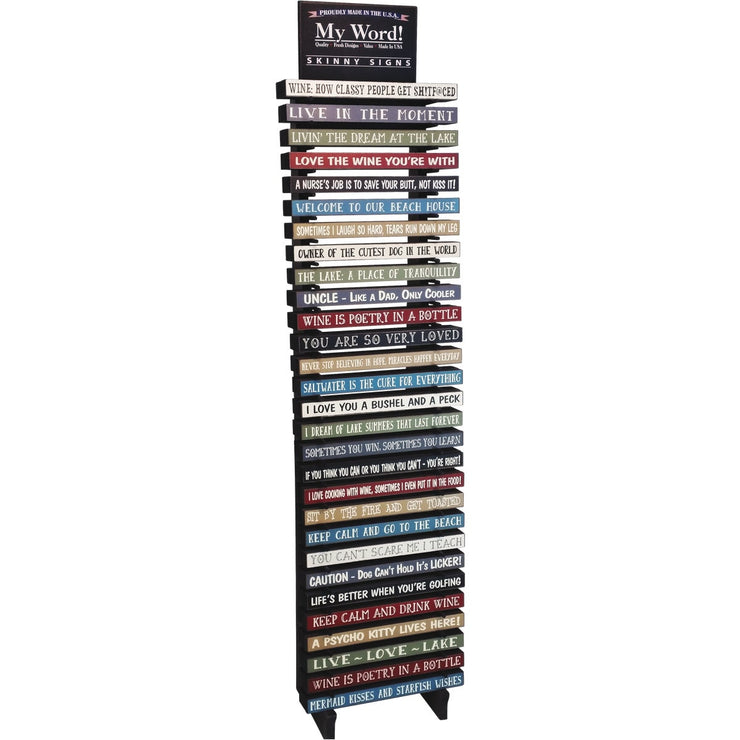 Image of My Word! Best Seller Skinnies Single Side Display (87-Piece)