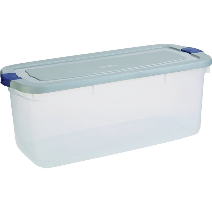 Image of Rubbermaid Roughneck 95 Qt./89.9L Clear Storage Tote