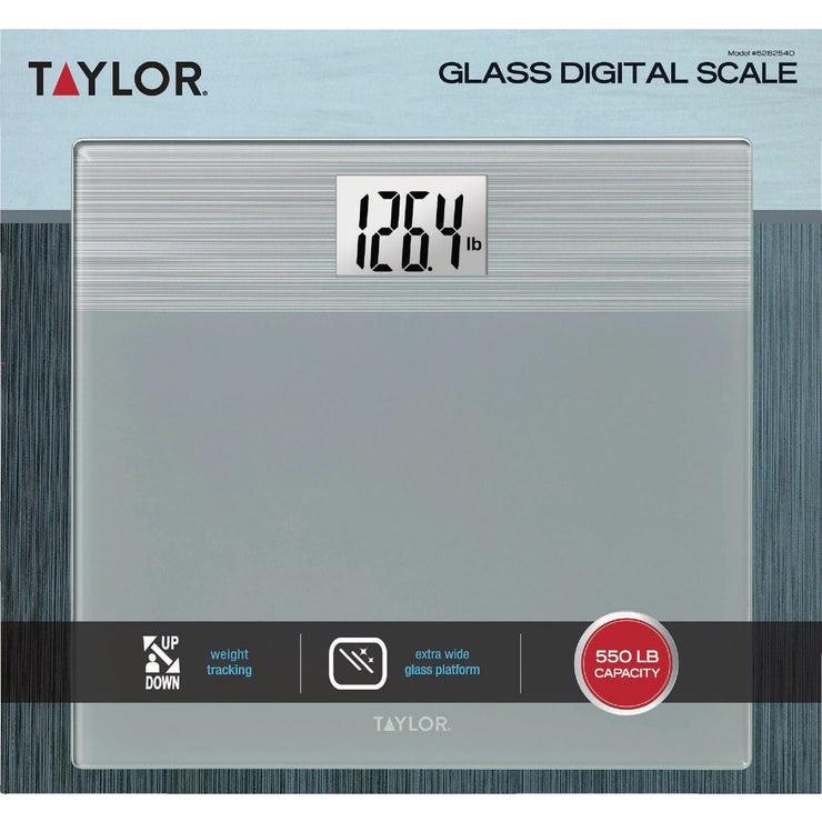 Image of Taylor Digital 550 Lb. Gray Bath Scale