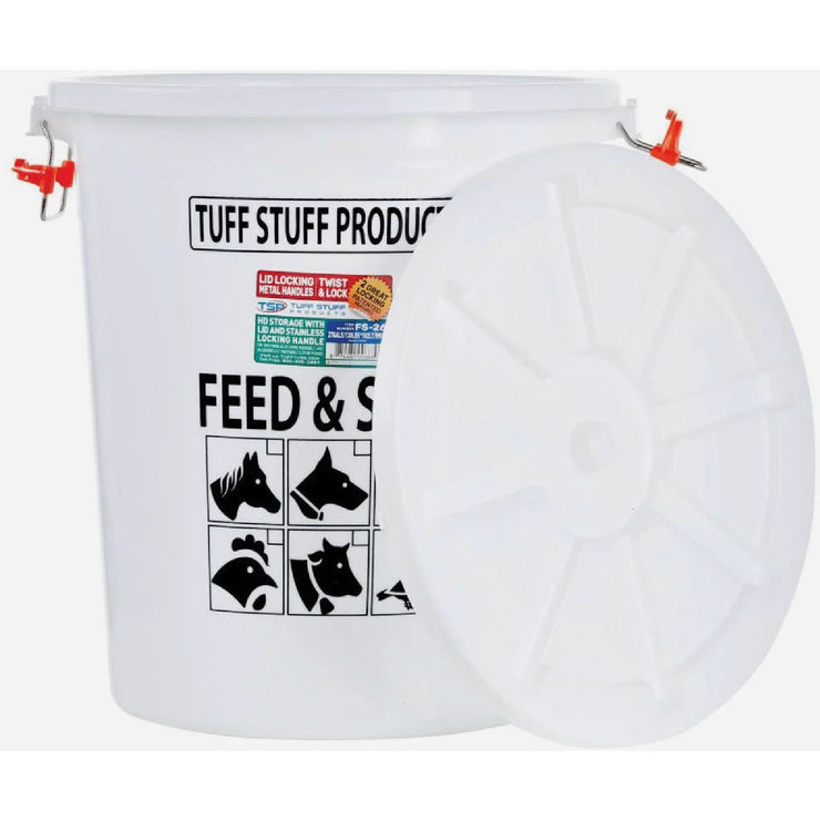 Image of Tuff Stuff 12 Gal./50 Lb. Feed & Seed Storage Tub with Lid