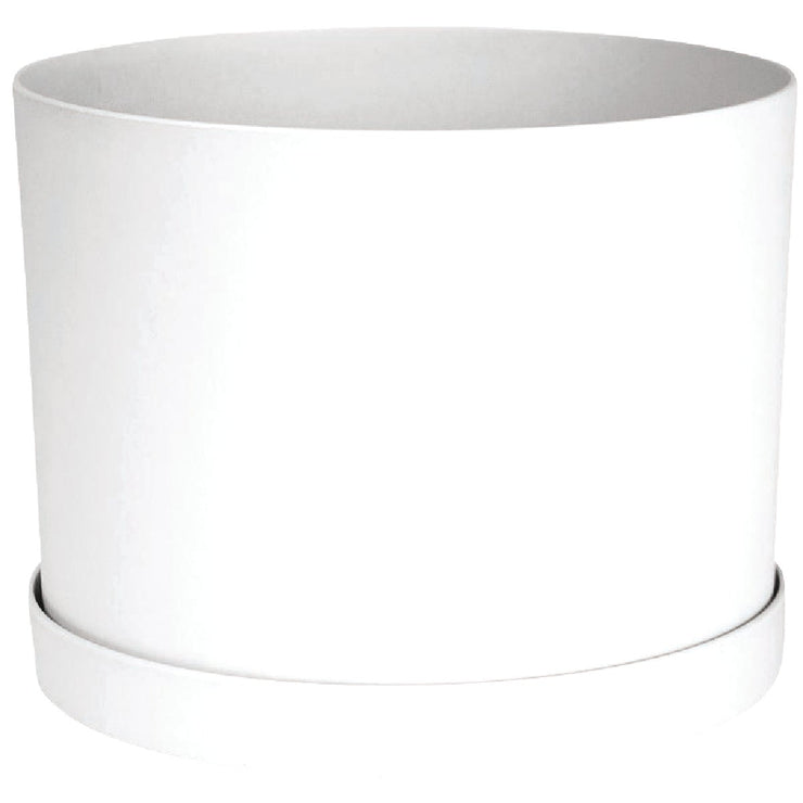 Image of Bloem Mathers Collection 6 In. White Plastic Planter