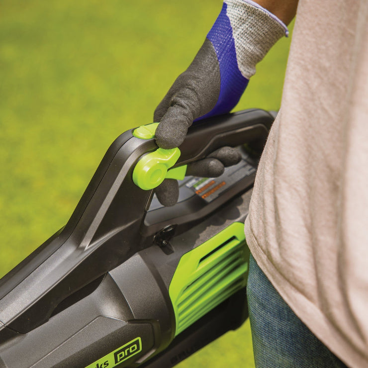 Image of Greenworks 80V 730 CFM 170 MPH Handheld Leaf Blower with 2.5 Ah Battery & Rapid Charger