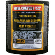 Image of Acorn 1 In. x 12 In. H. x 150 Ft. L. Hexagonal  Vinyl-Coated Wire Poultry Netting
