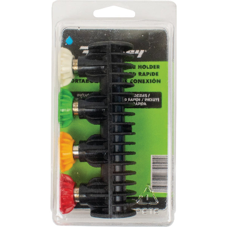 Image of Forney Quick Connect Nozzle Holder and 4.5mm Nozzle Value Kit (4-Pack)