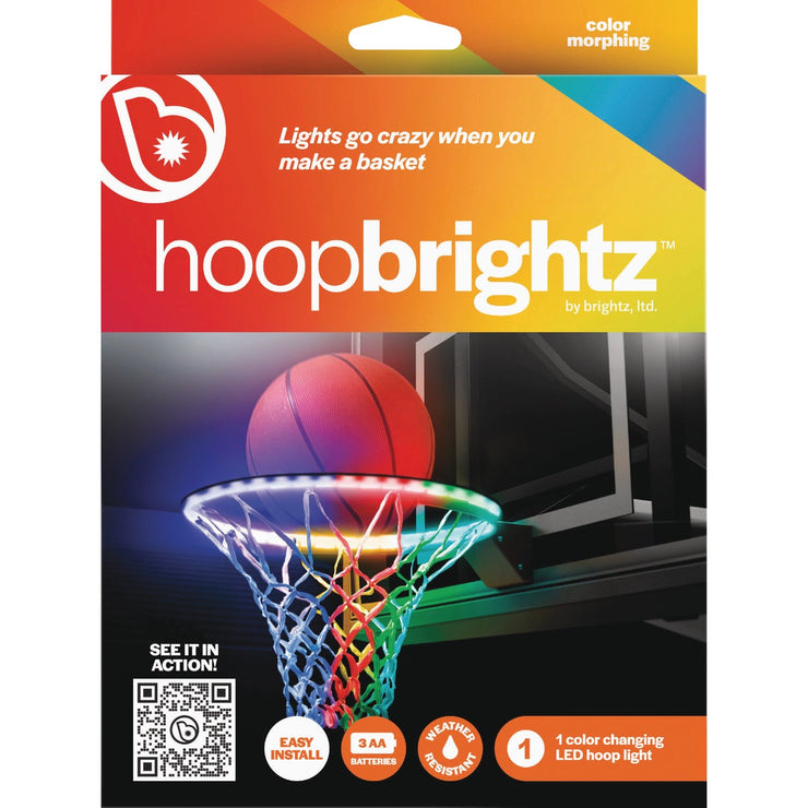 Image of Brightz Hoopbrightz Color Morphing LED Basketball Rim Light Kit