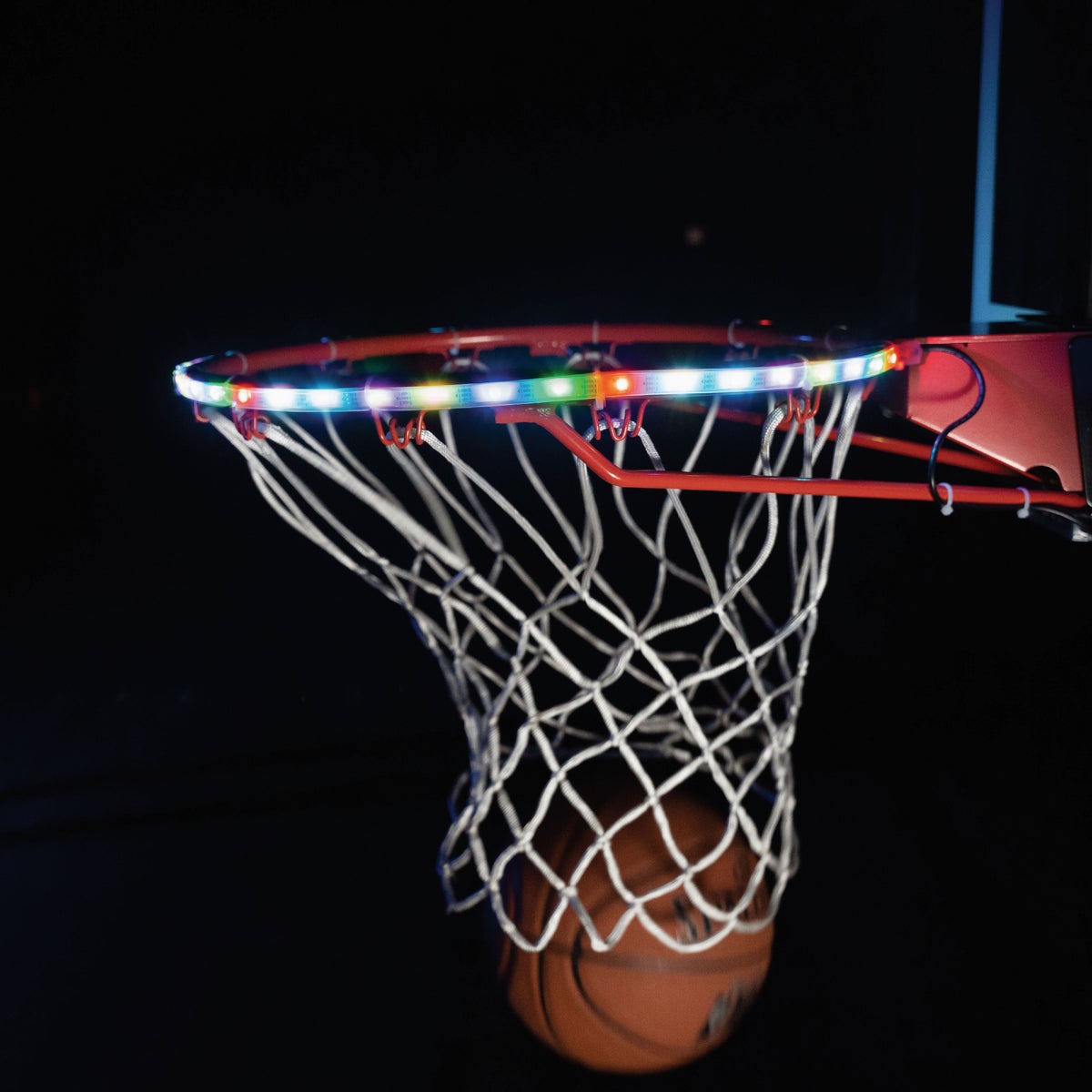 Led Basketball Rims Brightz Hoopbrightz Color Morphing LED Basketball Rim Light Kit ...
