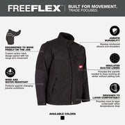 Image of Milwaukee FREEFLEX Men's 3XL Black Insulated Jacket
