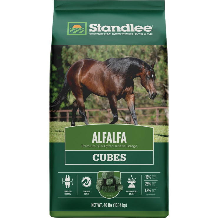 Image of Standlee Premium Western Forage 40 Lb. Premium Alfalfa Cubes