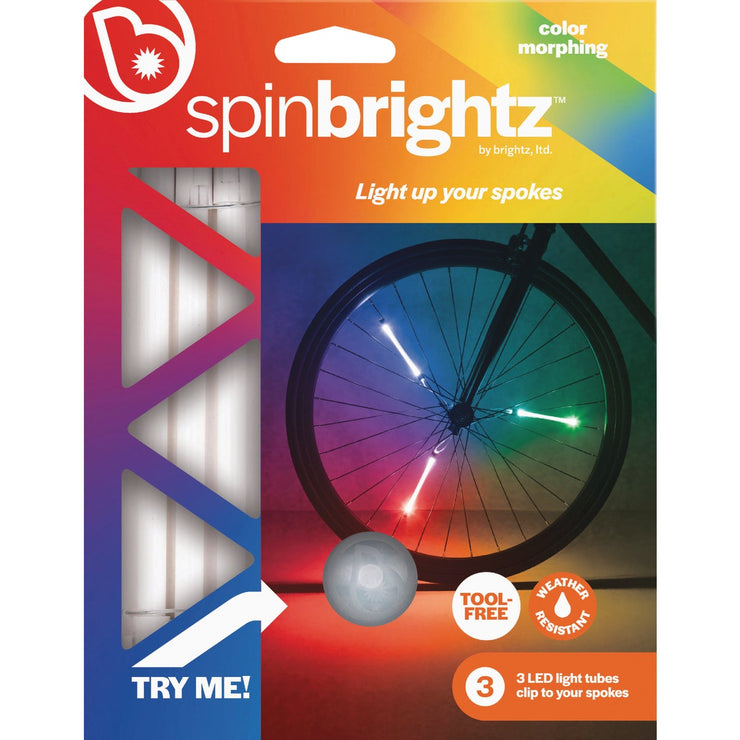 Image of Brightz Spinbrightz LED Color Morphing Bicycle Wheel Tube Lights