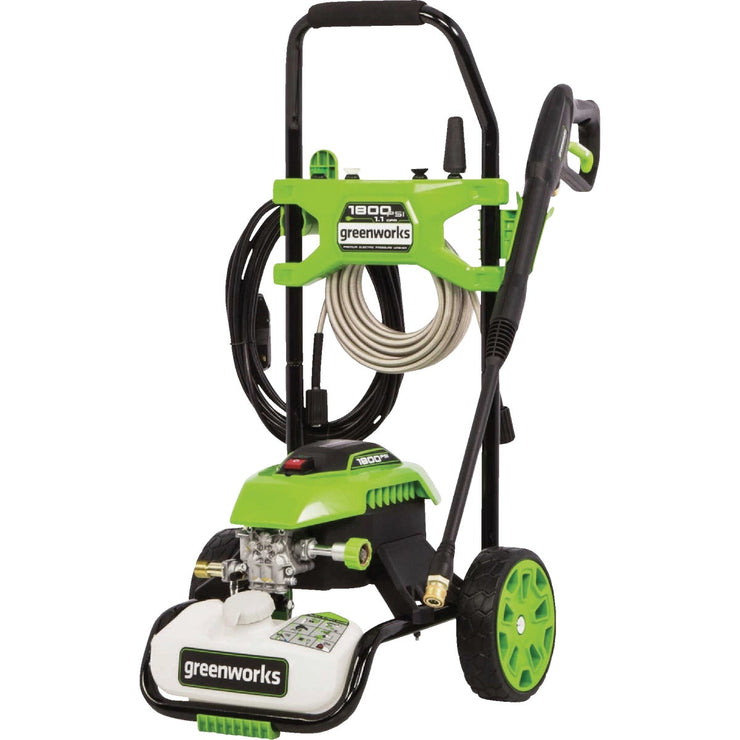 Image of Greenworks 1800 PSI 1.1 GPM Cold Water Corded Electric Pressure Washer