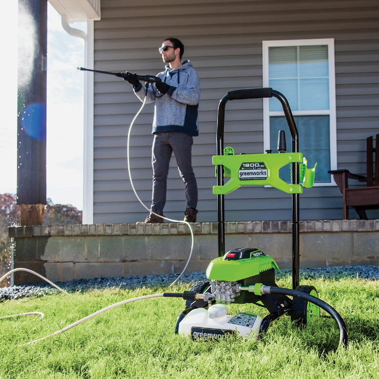 Image of Greenworks 1800 PSI 1.1 GPM Cold Water Corded Electric Pressure Washer