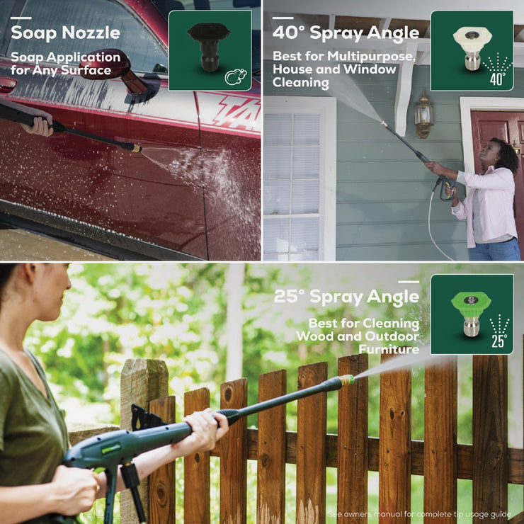 Image of Greenworks 1800 PSI 1.1 GPM Cold Water Corded Electric Pressure Washer