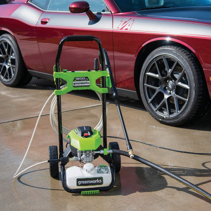 Image of Greenworks 1800 PSI 1.1 GPM Cold Water Corded Electric Pressure Washer