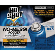 Image of Hot Shot No-Mess 1.2 Oz. Odor Neutralizer Indoor Insect Fogger (3-Pack)