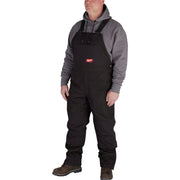 Image of Milwaukee FREEFLEX Men's Medium Black Insulated Bib Overalls