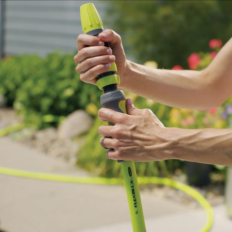 Image of Flexzilla SwivelGrip 5/8 In. Dia. x 5 Ft. L. Drinking Water Safe Lead-In Hose with Male & Female Couplings