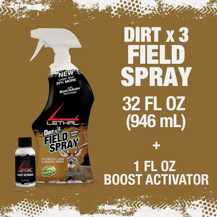 Image of Lethal DirtX3 31 Oz. Field Spray & 1 Oz. Boost Activator Scent Eliminator