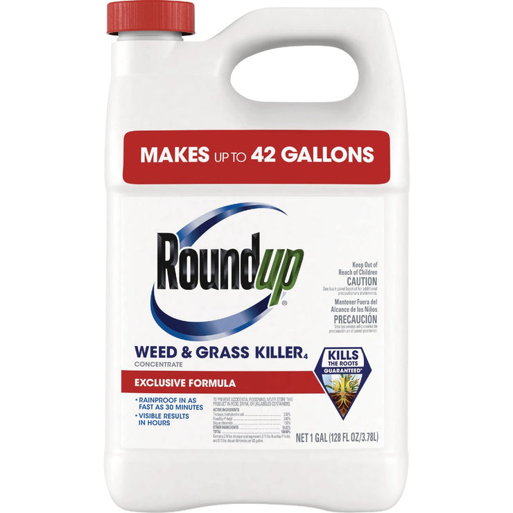 Image of Roundup 1 Gal. Exclusive Formula Concentrate Weed & Grass Killer