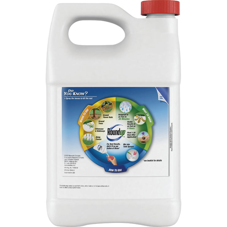 Image of Roundup 1 Gal. Exclusive Formula Concentrate Weed & Grass Killer