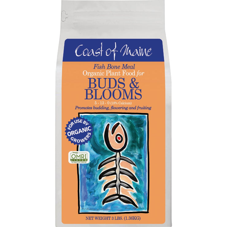 Image of Coast of Maine Buds & Blooms 3 Lb. Fish Bone Meal Soil Conditioner